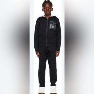Moncler Enfant Kids Navy Patch Sweatsuit Set Size 6